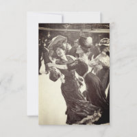 Vintage Dancers Gay Wedding Invitation