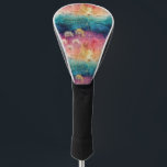 Vintage Dandelion Abstract Pattern (1) Golf Head Cover<br><div class="desc">Vintage dandelion abstract pattern golf head cover featuring delicate seed heads layered over rich teal,  pink,  and muted purple watercolor textures. Dreamy and artistic with an ethereal mixed-media aesthetic,  this seamless design is ideal for botanical art lovers,  boho style fans,  nature enthusiasts,  and vintage-inspired decor admirers.</div>