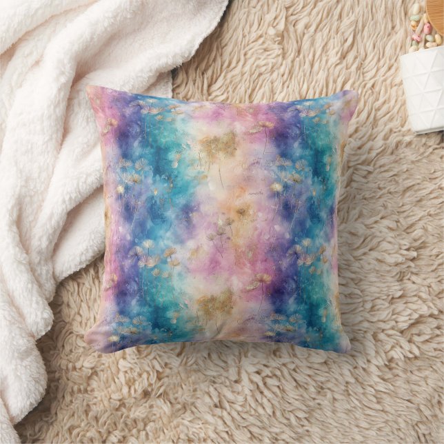Vintage Dandelion Abstract Pattern (2) Cushion (Blanket)