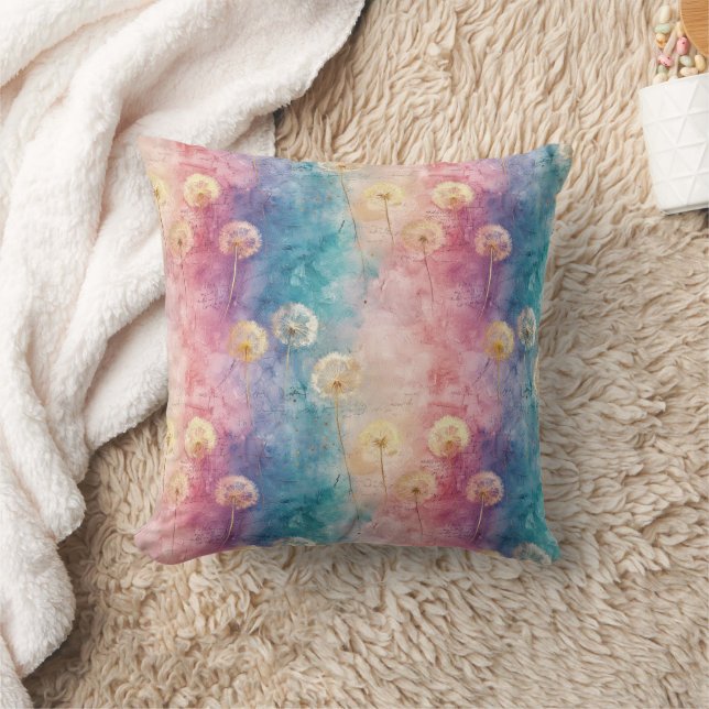 Vintage Dandelion Abstract Pattern (3) Cushion (Blanket)