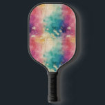 Vintage Dandelion Abstract Pattern (4) Pickleball Paddle<br><div class="desc">Vintage dandelion abstract pattern pickleball paddle featuring delicate seed heads layered over rich teal,  pink,  and muted purple watercolor textures. Dreamy and artistic with an ethereal mixed-media aesthetic,  this seamless design is ideal for botanical art lovers,  boho style fans,  nature enthusiasts,  and vintage-inspired decor admirers.</div>