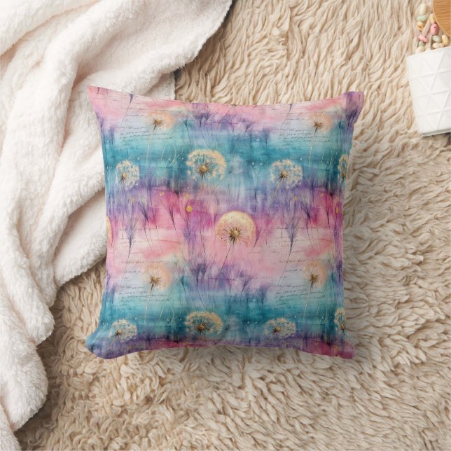 Vintage Dandelion Abstract Pattern (6) Cushion (Blanket)