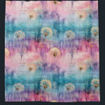 Vintage Dandelion Abstract Pattern (6) Shower Curtain<br><div class="desc">Vintage dandelion abstract pattern shower curtain featuring delicate seed heads layered over rich teal,  pink,  and muted purple watercolor textures. Dreamy and artistic with an ethereal mixed-media aesthetic,  this seamless design is ideal for botanical art lovers,  boho style fans,  nature enthusiasts,  and vintage-inspired decor admirers.</div>