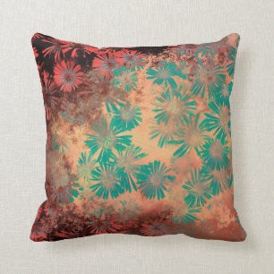 Vintage Dandelion Grunge Cushion
