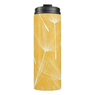 Vintage Dandelions: Seamless Pattern Thermal Tumbler