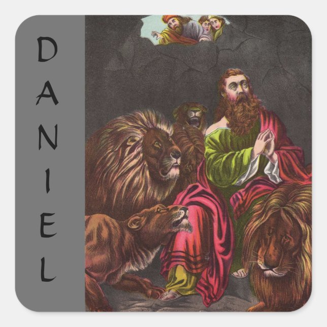 Vintage Daniel in the Lions Den Sticker (Front)