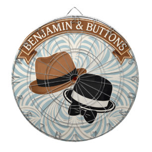 Vintage dapper dartboard