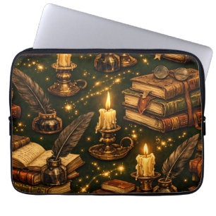 Vintage Dark Academia Magic Books  Laptop Sleeve