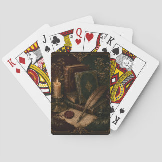 Vintage Dark Academia Playing Cards