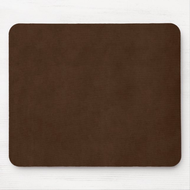 Vintage Dark Espresso Brown Parchment Template Mouse Pad (Front)
