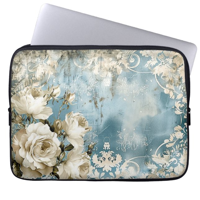Vintage Dark Gothic Laptop Sleeve (Front)