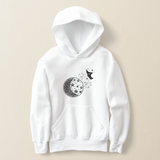 Vintage Dark Moon Star Retro Face Women Magic (Laydown)