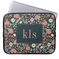 Vintage Dark Poppy William Morris Monogram