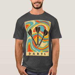 Vintage Darts Sport Retro Poster T-Shirt
