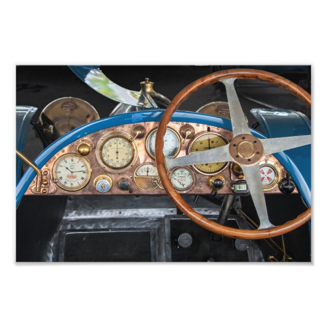 Vintage Dashboard  Photo Print (Front)