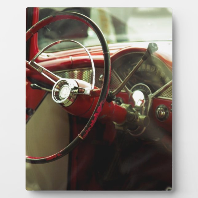 Vintage dashboard plaque (Front)