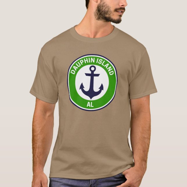 Vintage Dauphin Island Alabama T-Shirt (Front)