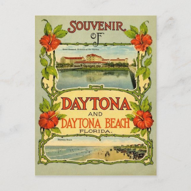 Vintage Daytona Beach Postcard (Front)