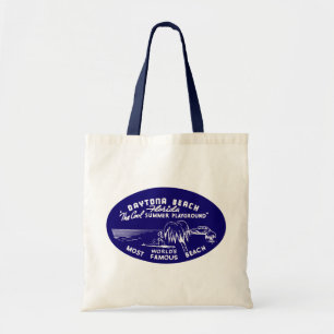 Vintage Daytona Beach Tote Bag