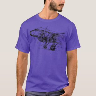 Vintage DC3 Aeroplane Shirt For Men Husband Dad Gr