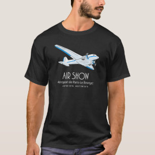 Vintage Dc 3 Airplane Air Show T-Shirt
