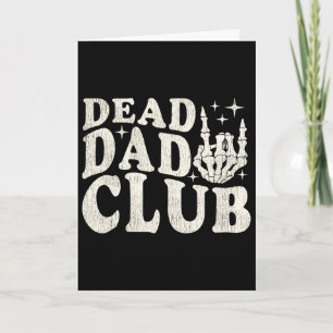 Vintage Dead Dad Club Fathers Day Funny For Men Wo Card