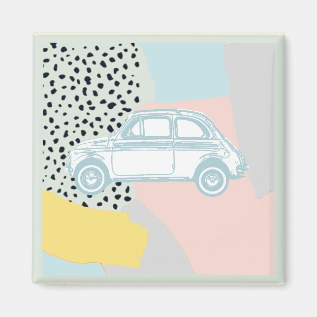 Vintage deam car magnet (Front)