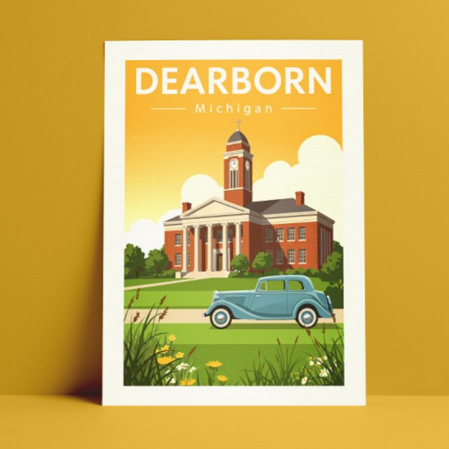 Vintage Dearborn Michigan Postcard (Creator Uploaded)
