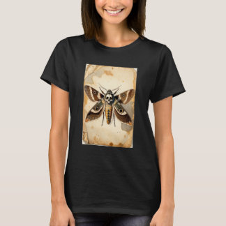 Vintage Death's-head Hawkmoth Entomology Art T-Shirt