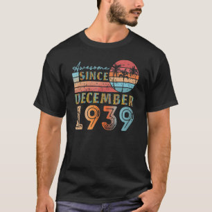 vintage december 1939 92 years old 83th birthday m T-Shirt
