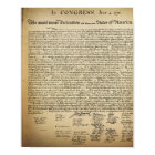 Vintage Declaration of Independence Poster