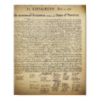 Vintage Declaration of Independence Print