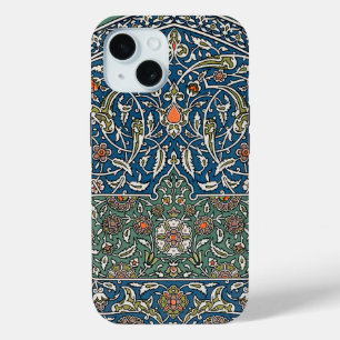 Vintage Decorative Arabesque Floral Pattern iPhone 15 Case