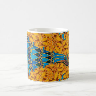 Vintage Decorative Art Nouveau Peacocks and Tree Coffee Mug
