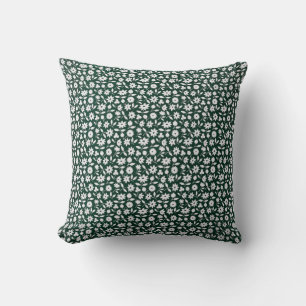 Vintage Decorative Dense Floral Pattern Cushion