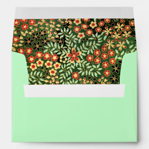 Vintage Decorative Design and Mint Green Envelopes