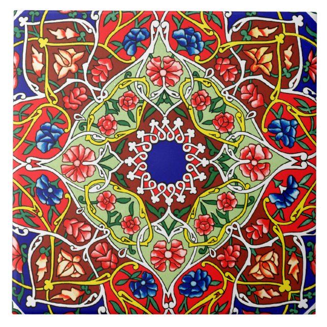 Vintage Decorative Design Tile (Front)