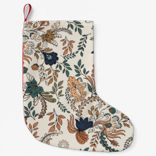 Vintage decorative paisley seamless pattern small  christmas stocking
