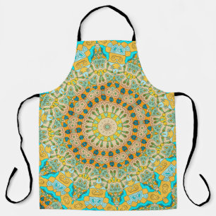 Vintage decorative pattern. Islam, Arabic, Indian, Apron