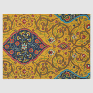 Vintage Decorative Persian Floral Art Tissue Paper