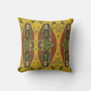Vintage Decororative Sorceress Cushion