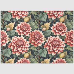 Vintage Decoupage Elegant Rustic Florals Tissue Paper