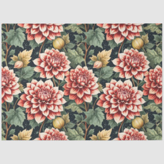 Vintage Decoupage Elegant Rustic Florals Tissue Paper