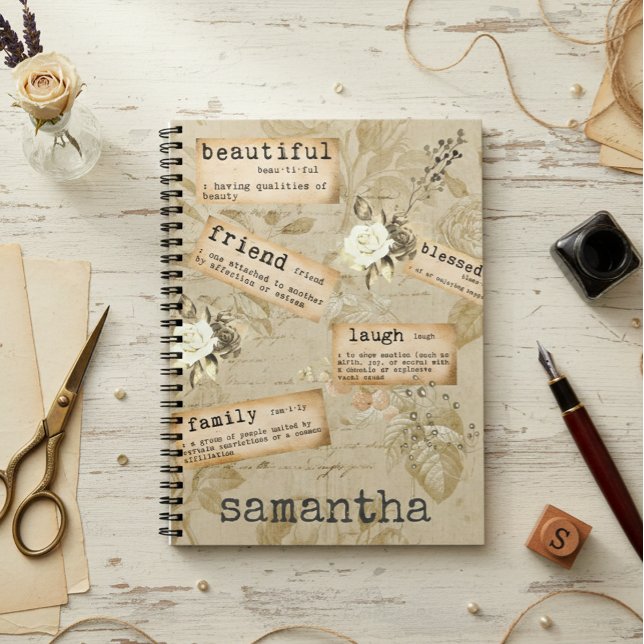 Vintage  Decoupage Journal Sayings Words  (Creator Uploaded)