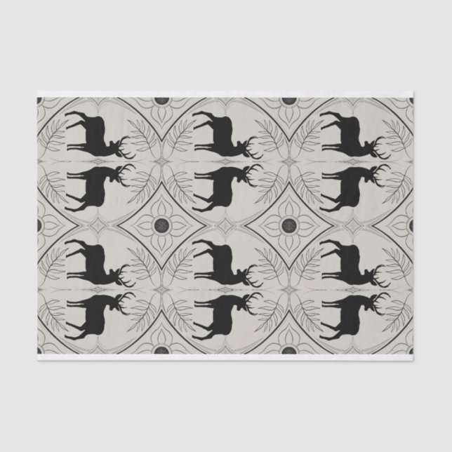 Vintage Deer 2 Tissue Paper (Front)