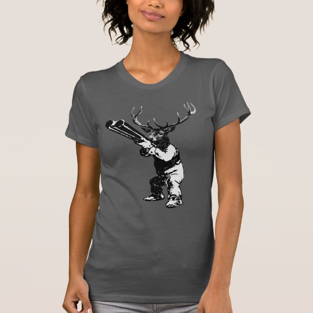 vintage deer hunting T-Shirt (Front)