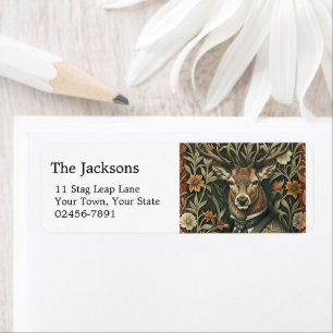 Vintage Deer Stag Woodland Gentleman 