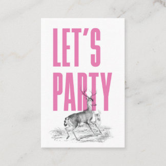 Vintage Deer Ticket