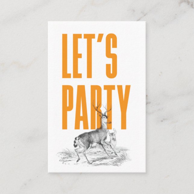 Vintage Deer Ticket (Front)