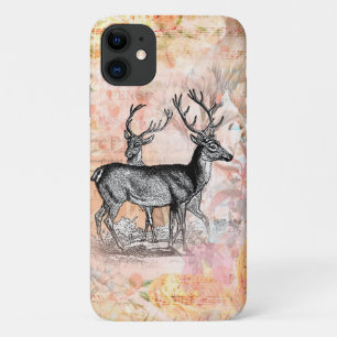 Vintage Deer Woodland Animal Case-Mate iPhone Case
